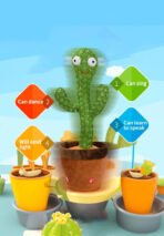 Dancing Talking Cactus Toy – Rechargeable Interactive Fun - Image 3