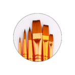 Xinbowen Artist Brush White For Painting - Pack Of 06 - Image 2