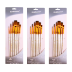 Xinbowen Artist Brush White For Painting - Pack Of 06 - Image 3