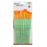 XBW Artist Paint Brush Set Green