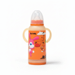 Yes Baby Glass Feeder 180ml – Detachable Silicone Cover 134 - Image 4