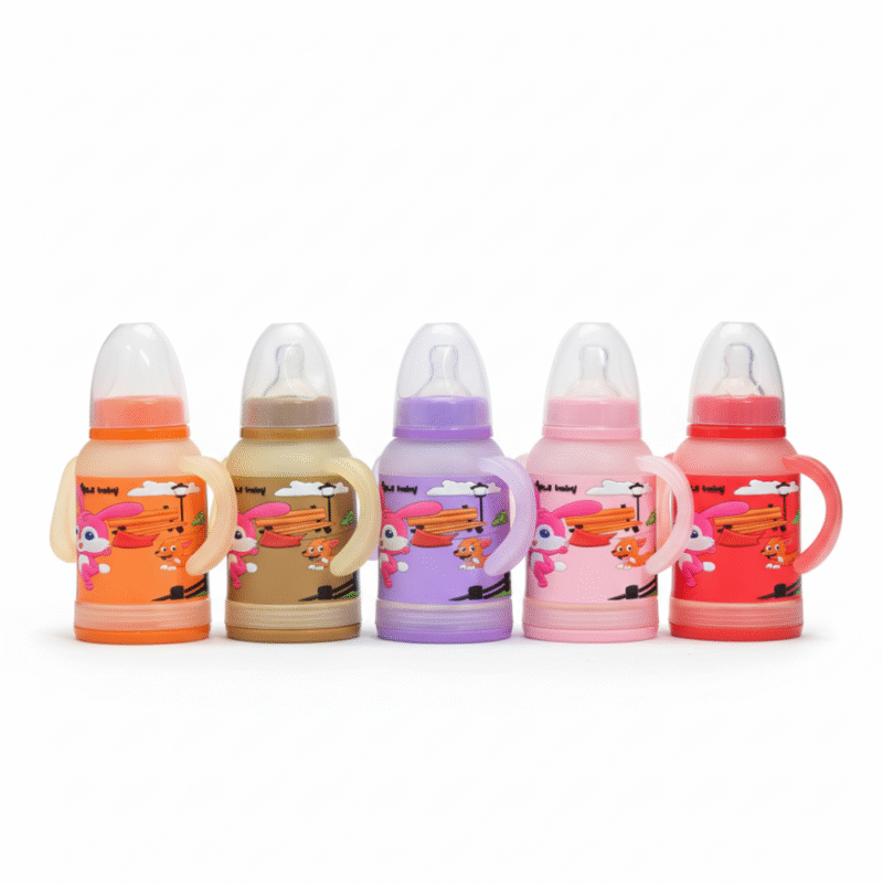 Yes Baby Glass Feeder 150ml – Detachable Silicone Cover 135