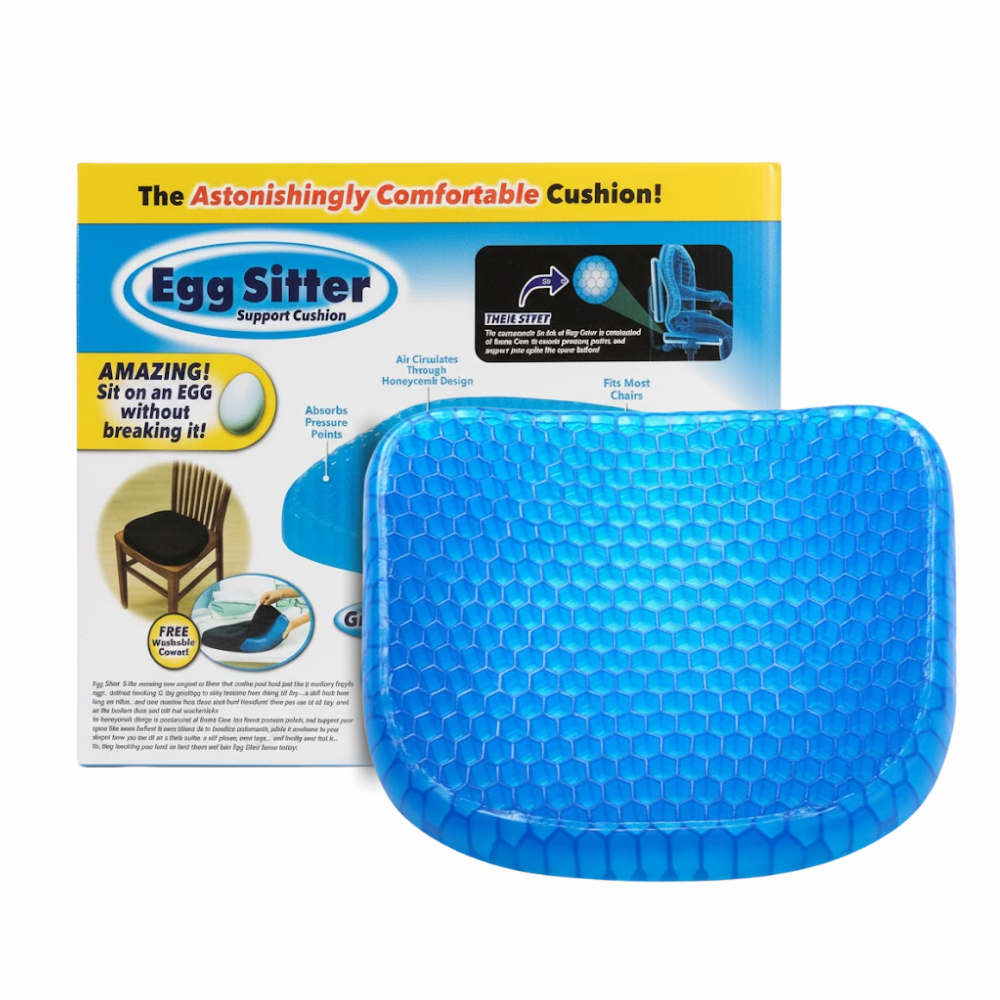 Egg Sitter Gel Cushion – Pressure Relief Seat Pad Egg Sitter Gel Cushion – Pressure Relief Seat Pad