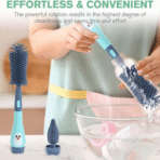 Silicon Feeder Brush 3in1 – Easy & Deep Cleaning - Image 3
