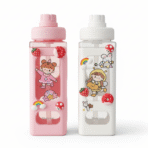 Kawaii Water Bottle 800ml – Cute Leakproof Water Bottle for Kids & Adults
