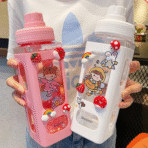 Kawaii Water Bottle 800ml – Cute Leakproof Water Bottle for Kids & Adults - Image 3
