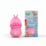 Only Baby Glass Feeder 80ml – Rabbit Design Silicone Body Feeding Bottle - Image 2