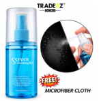 Screen Cleaning Kit Gel with Free Microfiber Cloth – Safe & Streak-Free