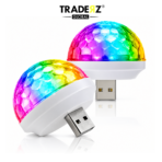 Mini USB Disco Ball Light Colorful – Party Lighting for Home & Events