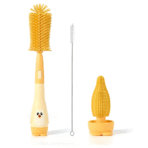 Silicon Feeder Brush 3in1 – Easy & Deep Cleaning - Image 2