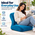 Orthopedic Seat Cushion – Ergonomic Back & Coccyx Support - Image 2