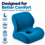 Orthopedic Seat Cushion – Ergonomic Back & Coccyx Support - Image 3