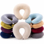 Car Neck Pillow – U-Shaped Neck Support Cushion for Travel - Image 2