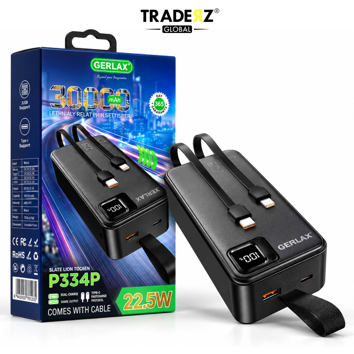 GERLAX P334P Power Bank