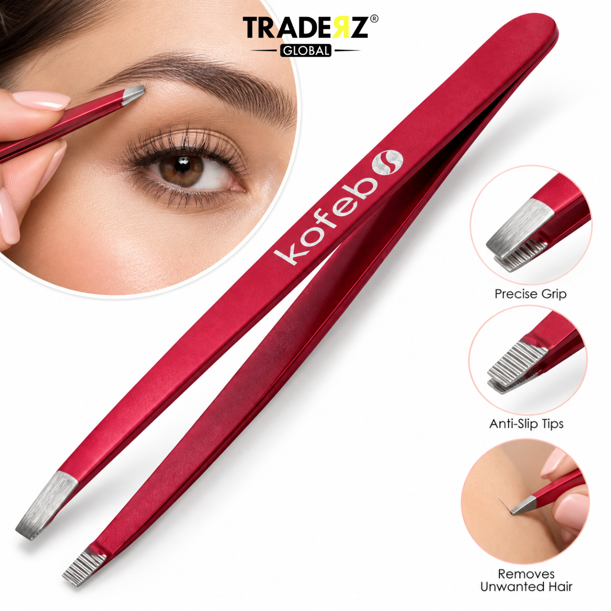 Kofeb Precision Eyebrow Tweezers