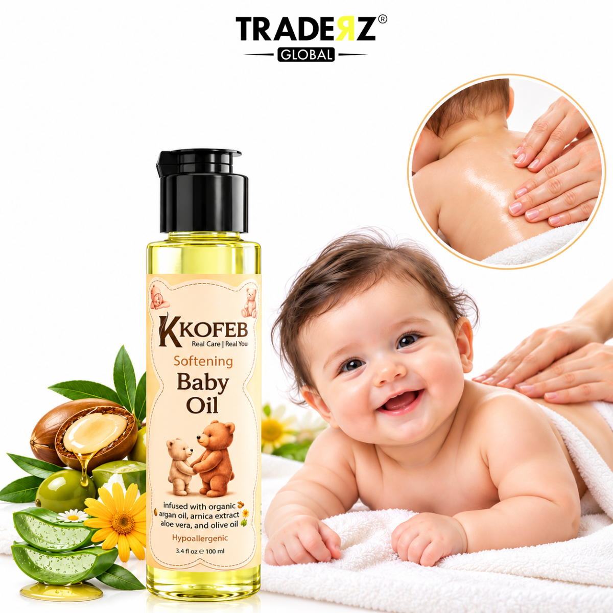 Kofeb Softening Baby Oil
