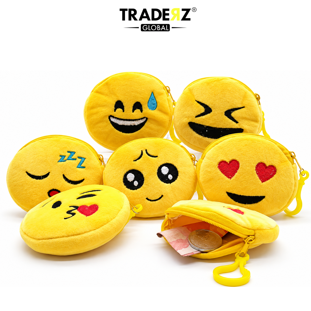 Emoji Plush Coin Purse