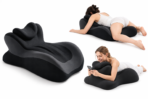 Multi-functional Ergonomic Memory Foam Wedge Pillow, 27° Angle Perfect Position Instant Intimacy Couples Pillow, Wedge Memory Foam Butt Cushion, Provides Waist and Neck Support for Neck Pain Relief - Image 3